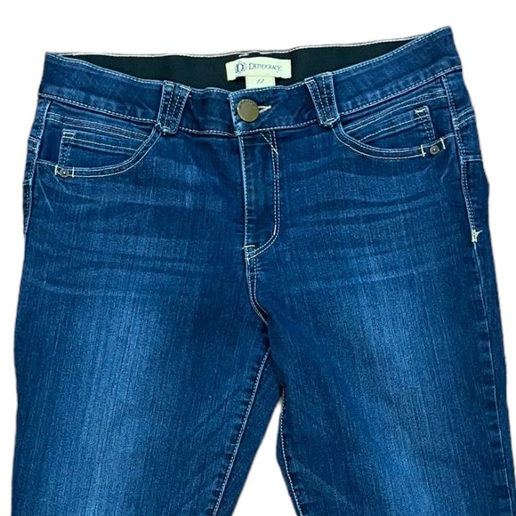 Women's Democracy "AB" Solution Ankle Skimmer Denim Jeans Size‎ 12 #8117688AN - Picture 2 of 6